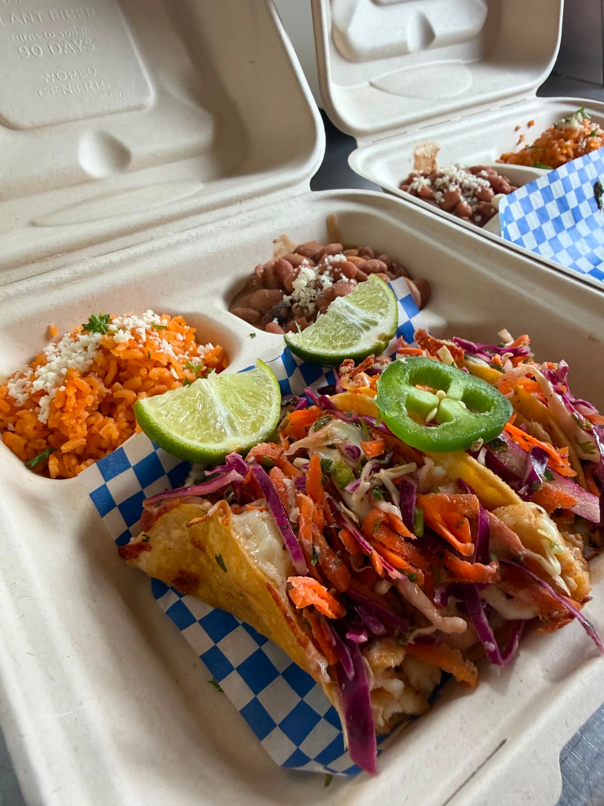 Crispy Fish Tacos (Tuesday Special) - authentic Mexican street food dish at El Señor Moose Anchorage